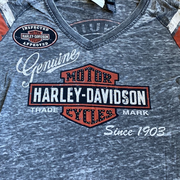 Harley Tee NWOT - Picture 2 of 6